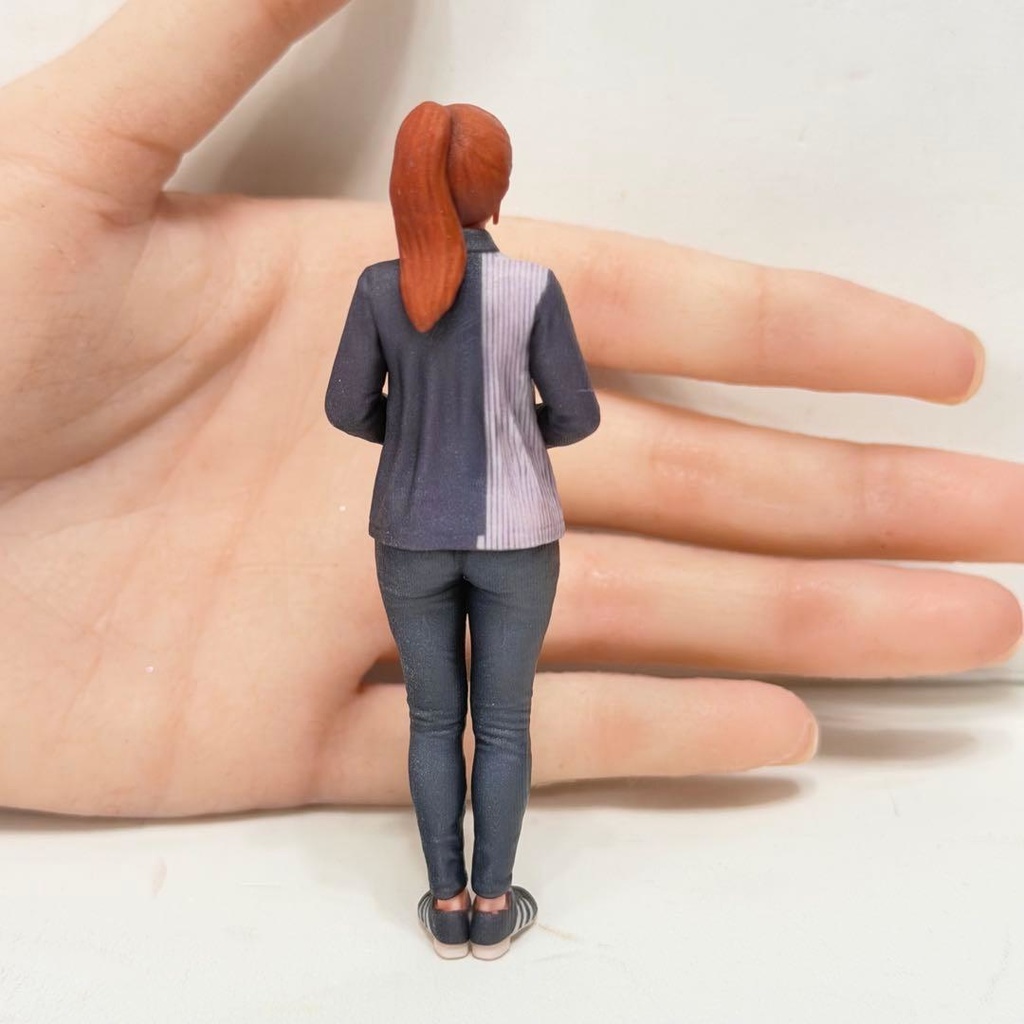 1/18 コンビニ店員L ローソン風 フィギュア ミニチュア リアルフィギュア 3Dフィギュア ミニチュアイメージ 完成品 塗装済み完成品