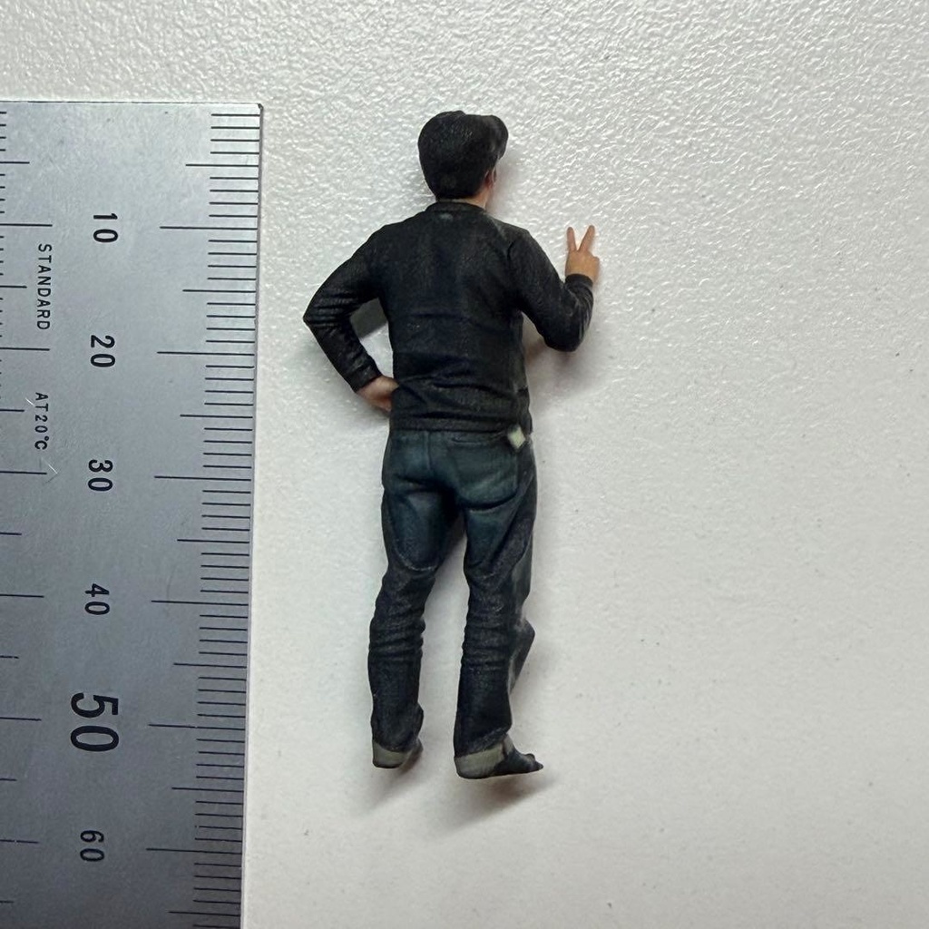 1/32 男性 フィギュア リアルフィギュア 3Dフィギュア ミニチュアイメージ 完成品 ミニカー ジオラマ プラモデルに