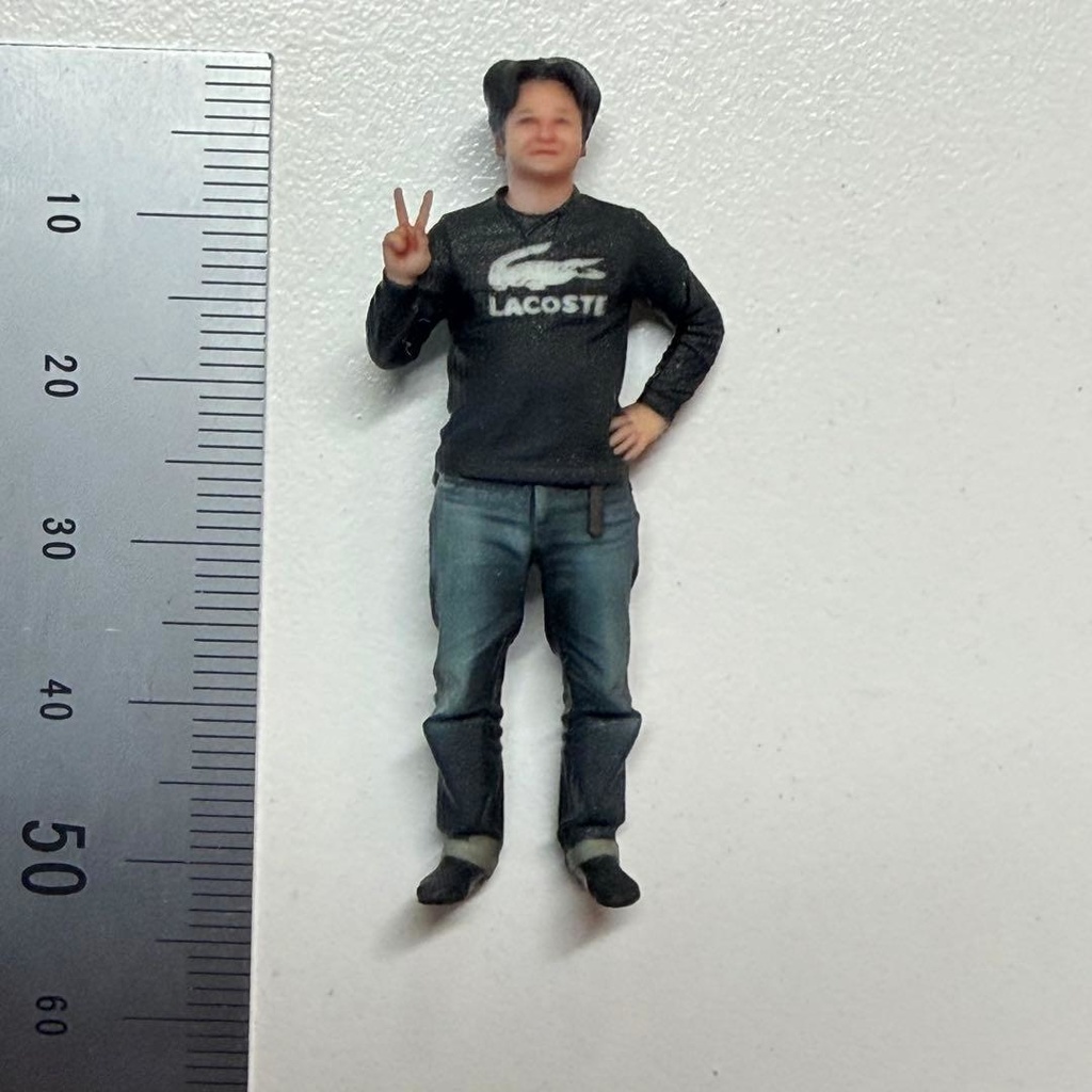 1/32 男性 フィギュア リアルフィギュア 3Dフィギュア ミニチュアイメージ 完成品 ミニカー ジオラマ プラモデルに