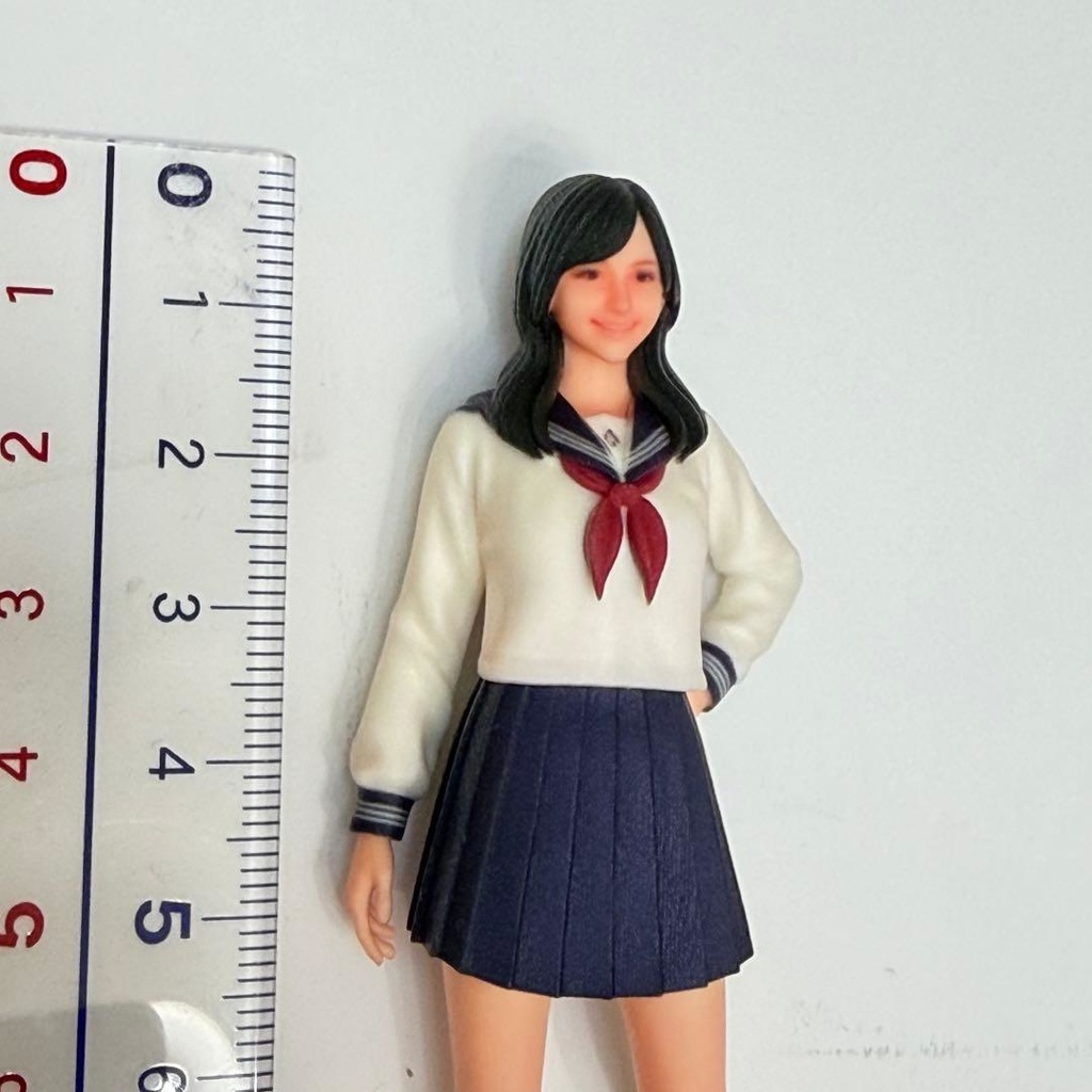 1/18 女子高生 セーラー服 フィギュア リアルフィギュア 完成品 ミニチュアイメージ 精密 ミニカー ドールハウスに 3Dフィギュア