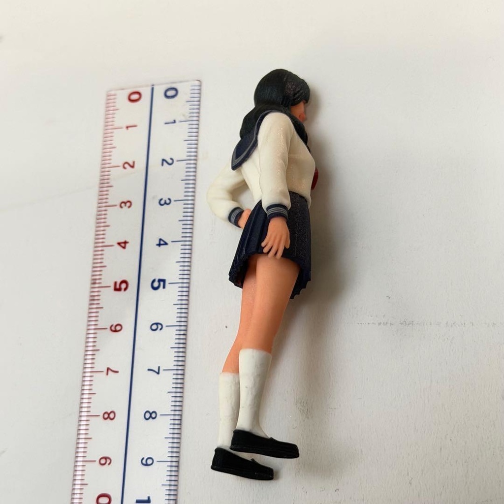 1/18 女子高生 セーラー服 フィギュア リアルフィギュア 完成品 ミニチュアイメージ 精密 ミニカー ドールハウスに 3Dフィギュア