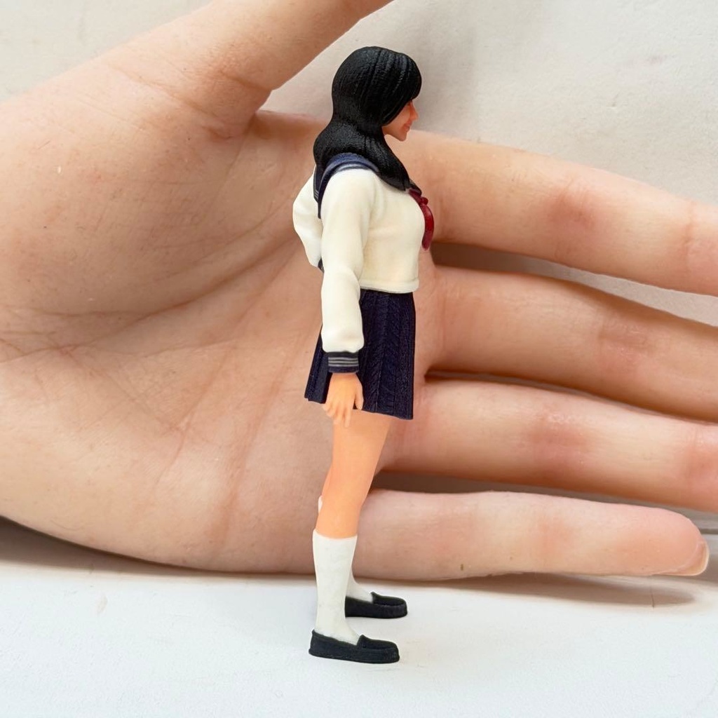 1/18 女子高生 セーラー服 フィギュア リアルフィギュア 完成品 ミニチュアイメージ 精密 ミニカー ドールハウスに 3Dフィギュア