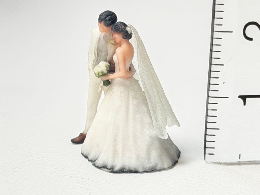 HOゲージ 1/80 結婚式 ウエディング フィギュア 鉄道模型 ジオラマ 精密 リアルフィギュア ミニチュアイメージ 3Dフィギュア