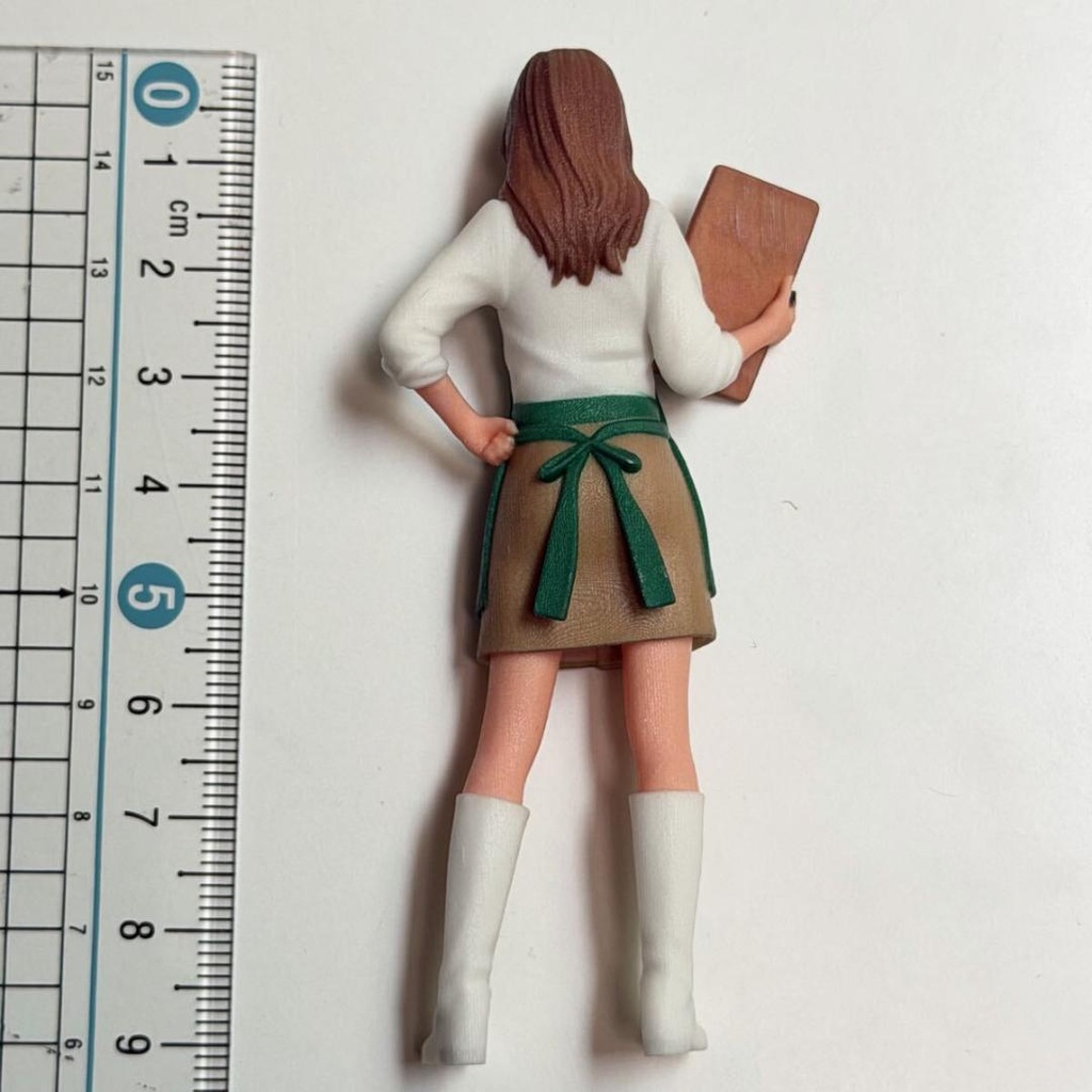 1/18 カフェ店員 お姉さん フィギュア リアルフィギュア 完成品 ミニカー ドールハウス ジオラマ ミニチュア ミニチュアイメージ