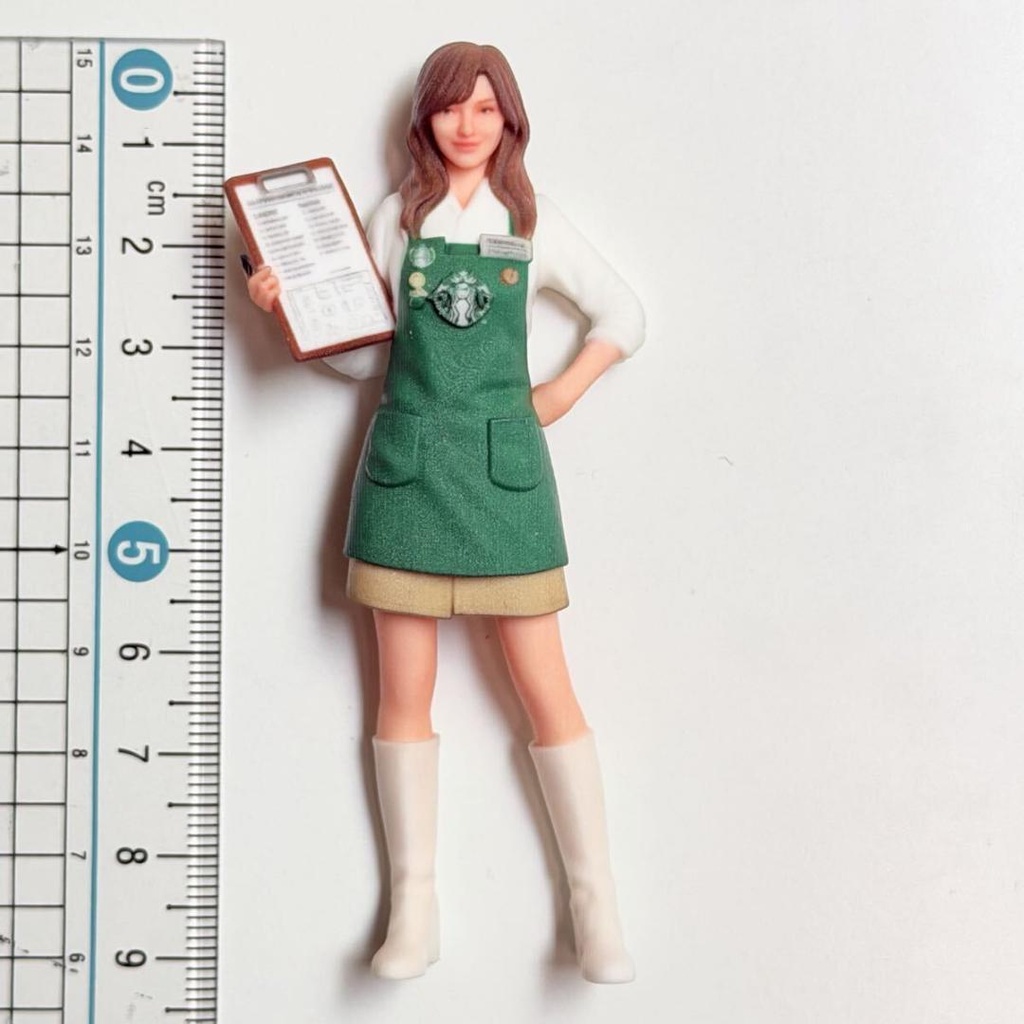 1/18 カフェ店員 お姉さん フィギュア リアルフィギュア 完成品 ミニカー ドールハウス ジオラマ ミニチュア ミニチュアイメージ