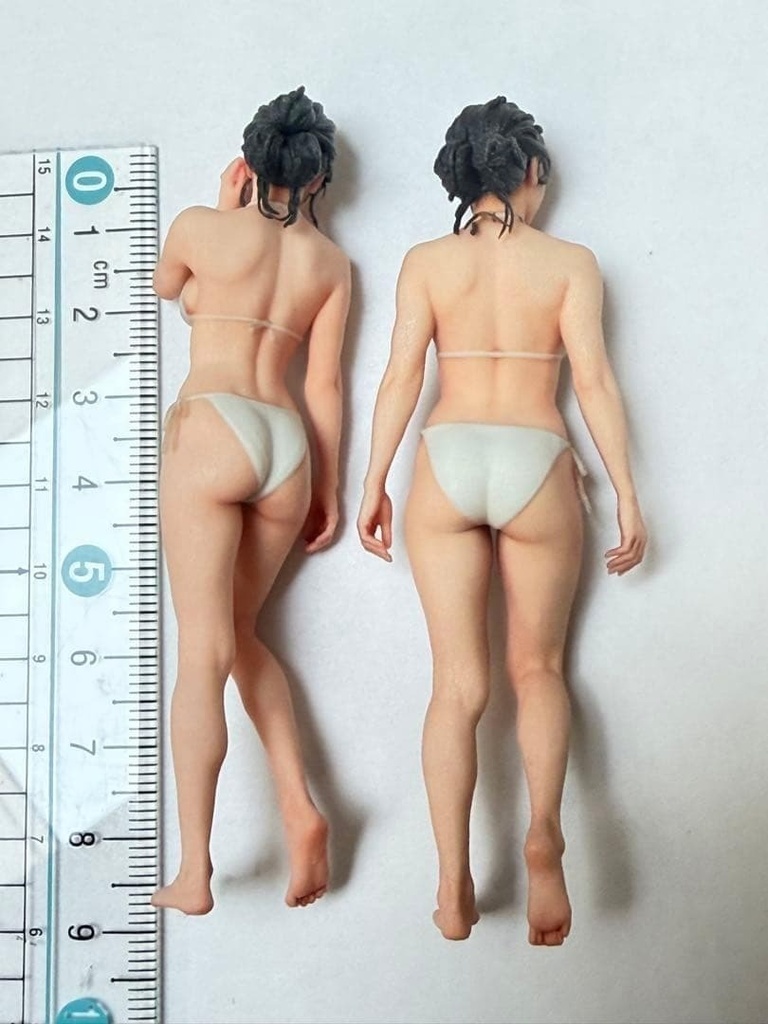1/18 フィギュア 3DA-FIG-5435 5436 リアルフィギュア 完成品 ミニチュアイメージ 3Dフィギュア 水着 ミニカー ドールハウスに