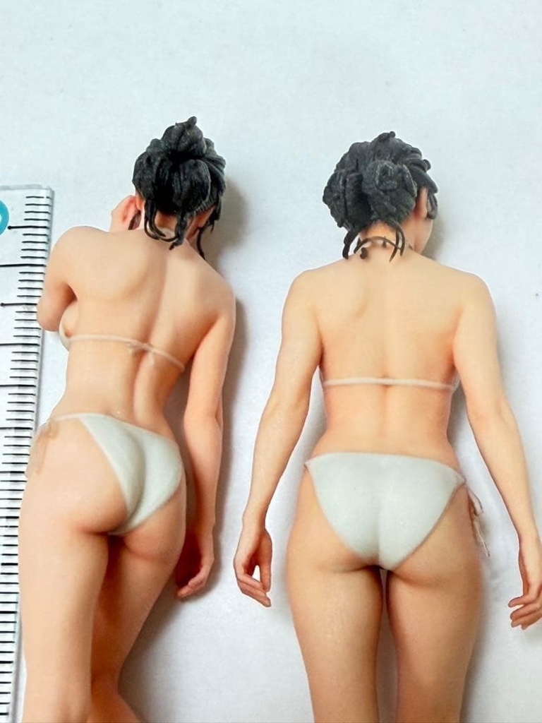 1/18 フィギュア 3DA-FIG-5435 5436 リアルフィギュア 完成品 ミニチュアイメージ 3Dフィギュア 水着 ミニカー ドールハウスに