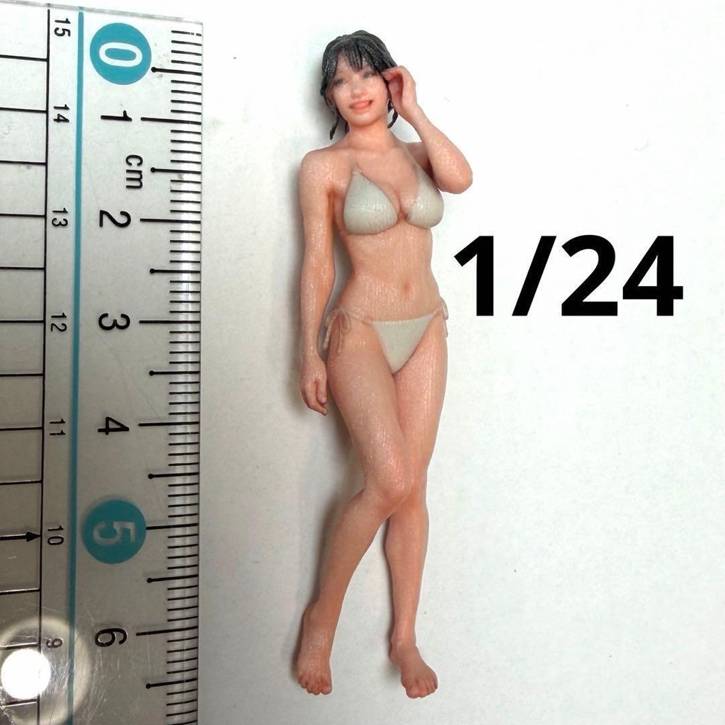 1/24 3DA-FIG-5435 フィギュア　リアルフィギュア　ミニチュアイメージ　３Ｄフィギュア　ミニカー　ジオラマに　完成品