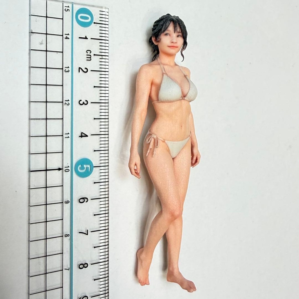 1/18 3DA-FIG-5436 フィギュア リアルフィギュア 水着 お姉さん 完成品 ミニチュア 3Dフィギュア ミニチュアイメージ ミニカー ジオラマ ドールハウスに