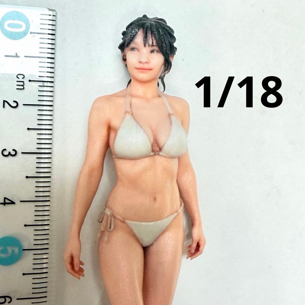 1/18 3DA-FIG-5436 フィギュア　リアルフィギュア　水着　お姉さん　完成品　ミニチュア　３Ｄフィギュア　ミニチュアイメージ　ミニカー　ジオラマ　ドールハウスに