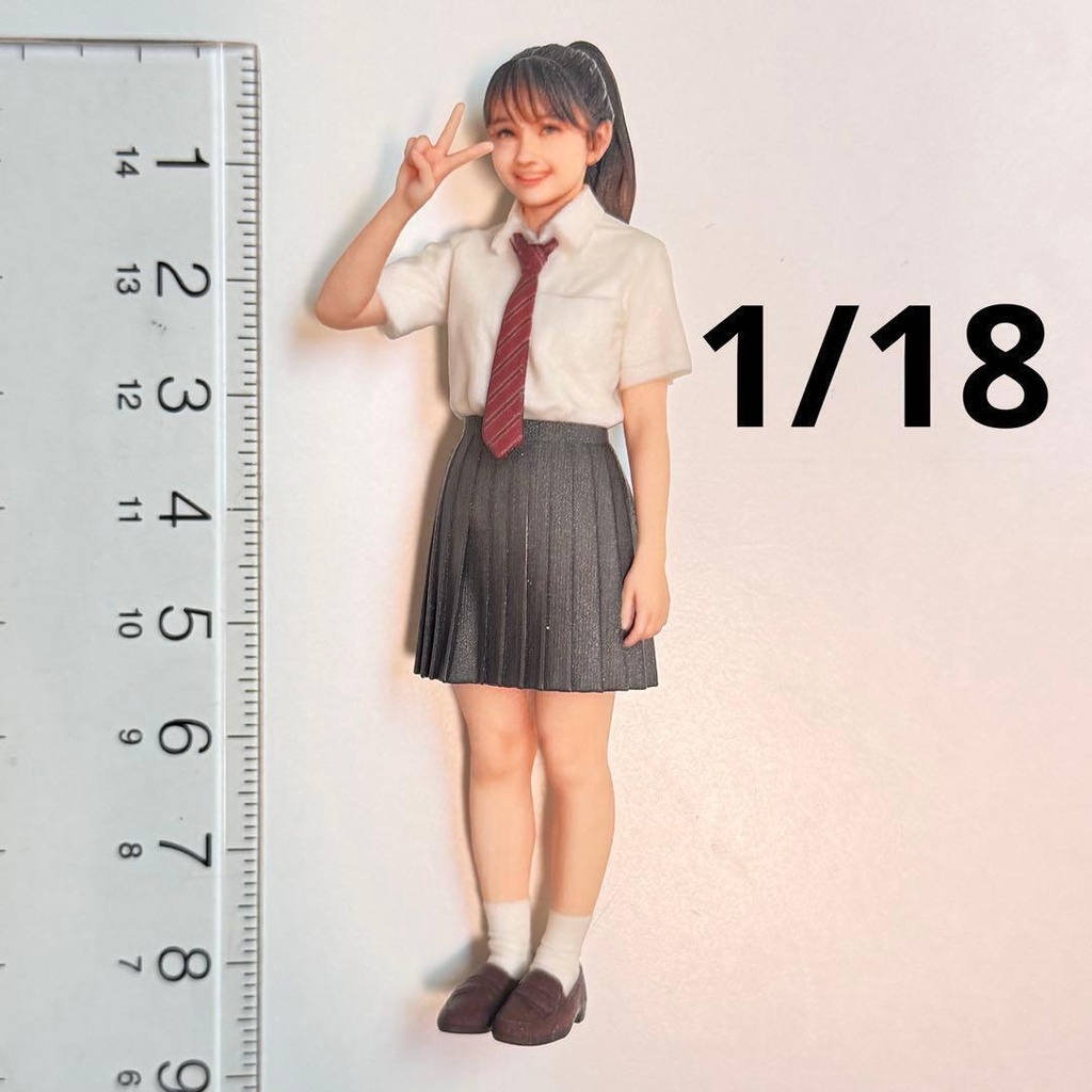 1/18 制服 フィギュア ピース ミニチュアイメージ リアルフィギュア 3Dフィギュア 完成品 ミニチュア ドールハウス ミニカーに ジオラマ