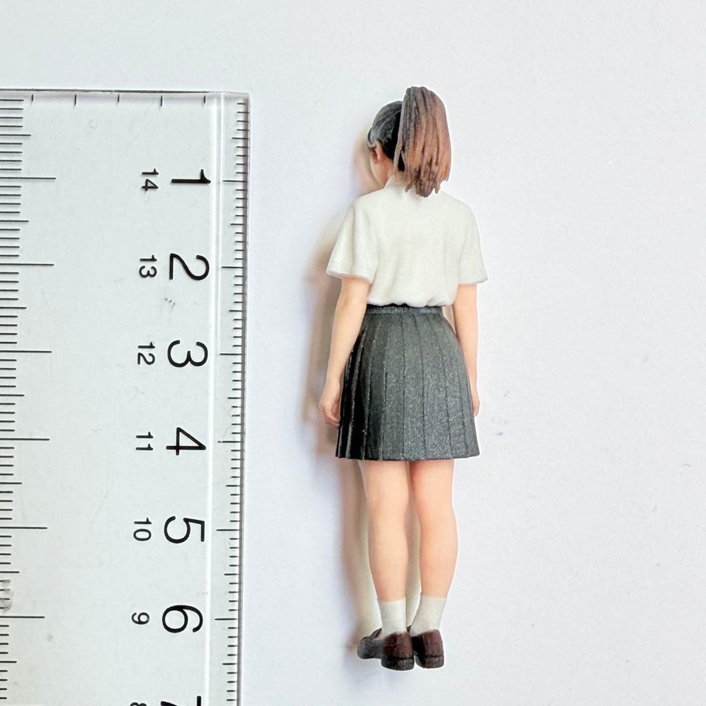 1/24 3978 フィギュア リアルフィギュア 完成品 3Dフィギュア 女子高生 直立 ミニチュアイメージ 3Dフィギュア