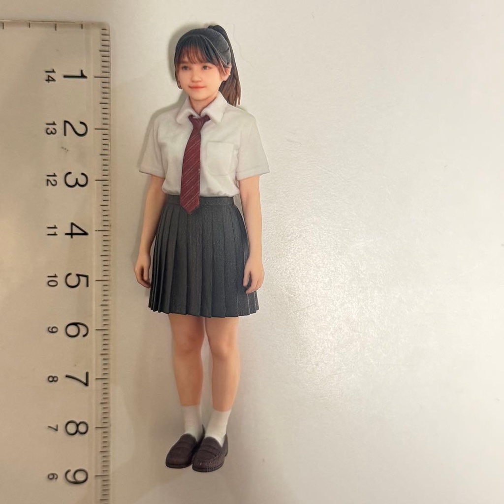 1/18 3978 フィギュア リアルフィギュア 完成品 女子高生 直立 3Dフィギュア ミニチュアイメージ ミニカー ドールハウスに