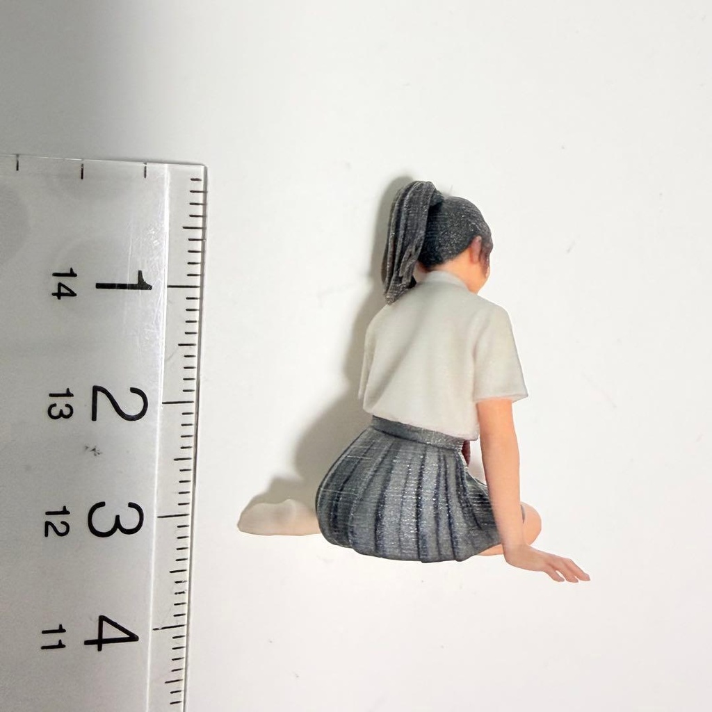 1/24 フィギュア 3997 完成品 ミニチュア リアルフィギュア 女子高生 ミニカーに ドールハウスに ジオラマに 3Dフィギュア ミニチュアイメージ