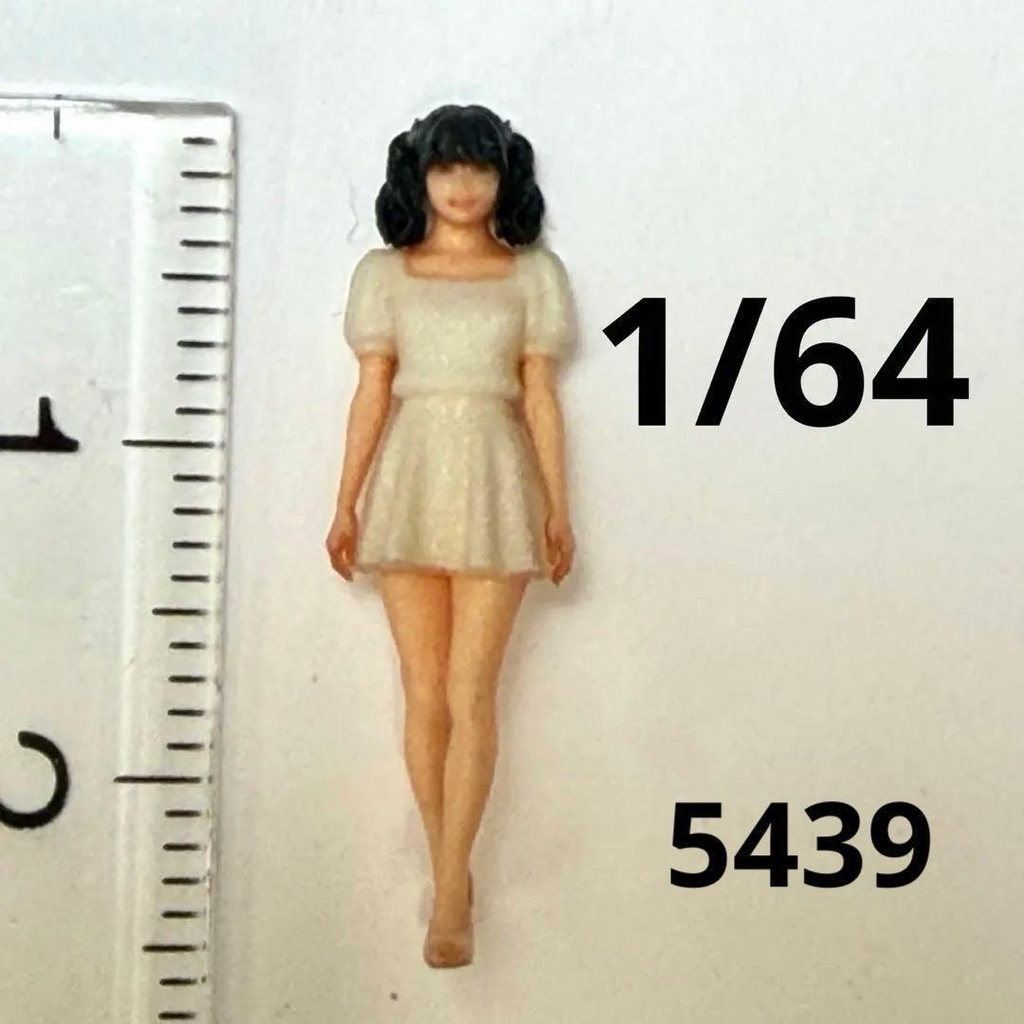 1/64 5439 フィギュア　ツインテール　リアルフィギュア　３Dフィギュア　完成品　ミニチュアイメージ　ミニカー　ジオラマに