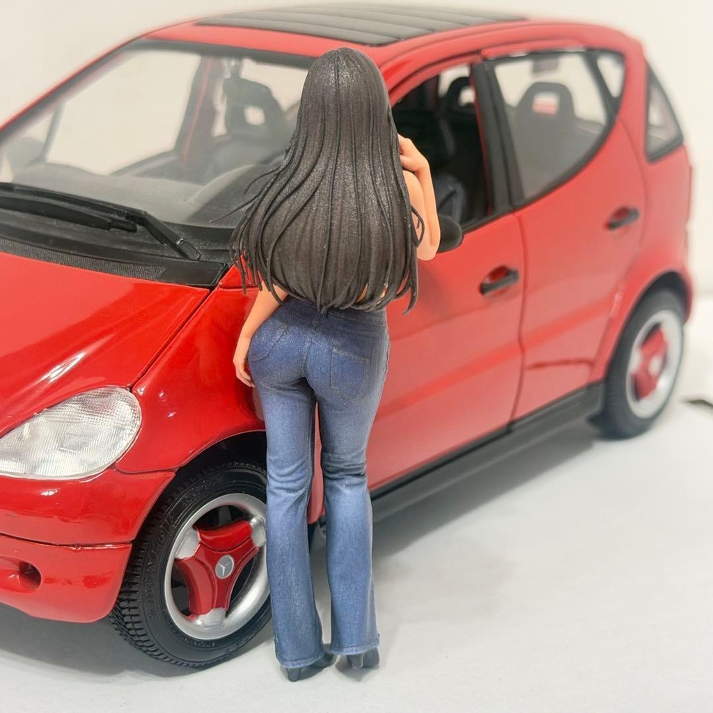 1/18 6244 フィギュア リアルフィギュア 完成品 ミニチュア ミニカーに ドールハウスに 3Dフィギュア 写真一枚からフィギュア ミニチュアイメージ ジオラマ
