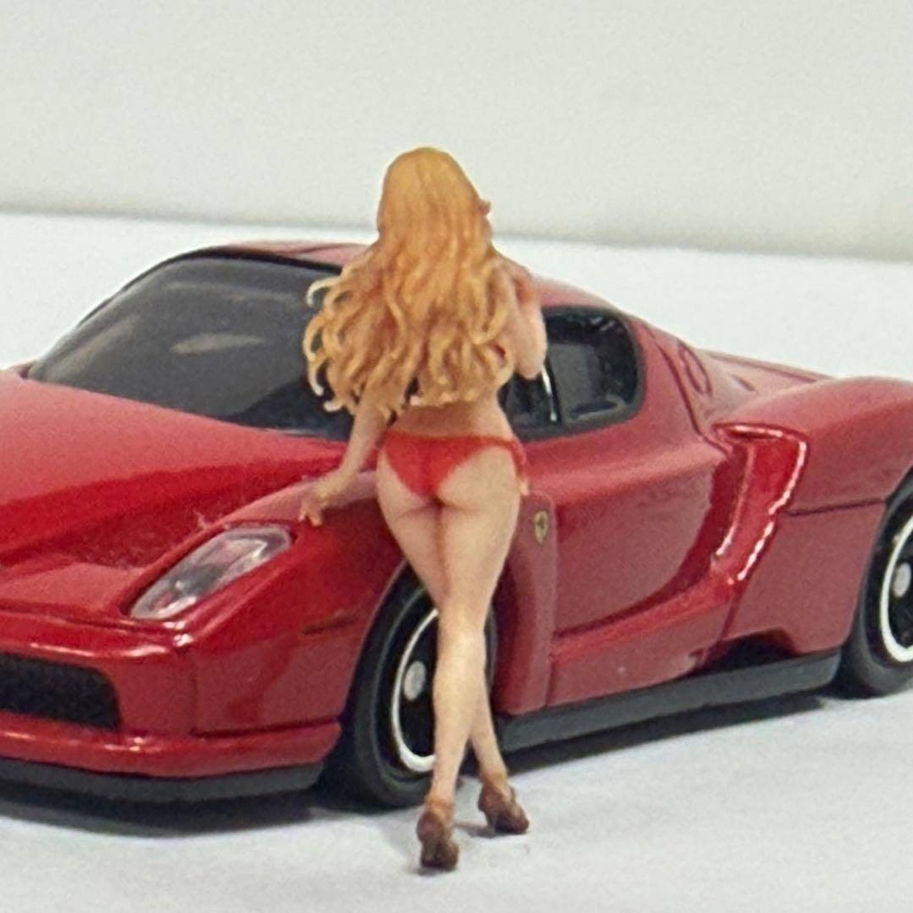 1/64 8004-01 フィギュア リアルフィギュア 完成品 ミニチュア ミニカー トミカに ミニチュアイメージ 3Dフィギュア 水着