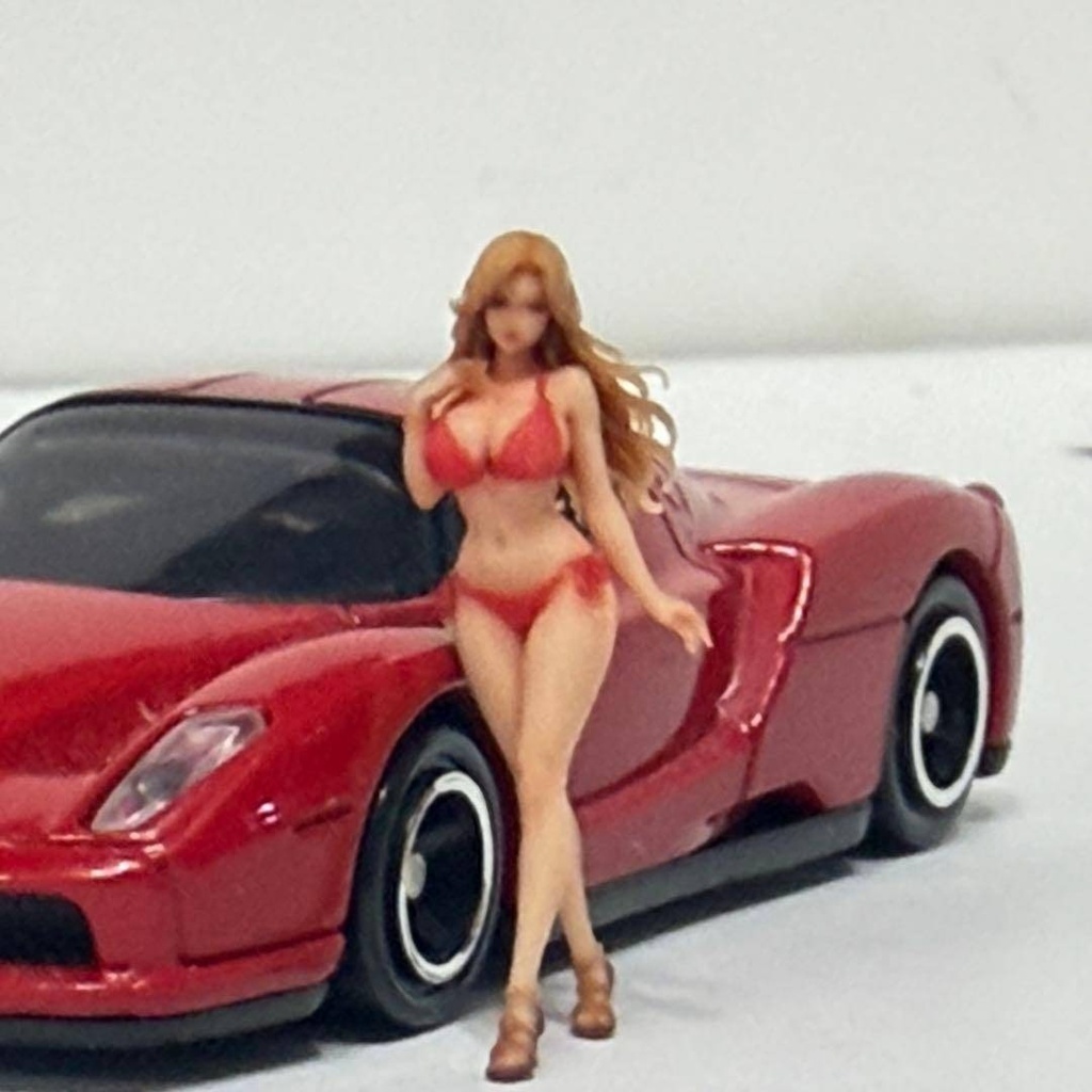 1/64 8004-01 フィギュア リアルフィギュア 完成品 ミニチュア ミニカー トミカに ミニチュアイメージ 3Dフィギュア 水着