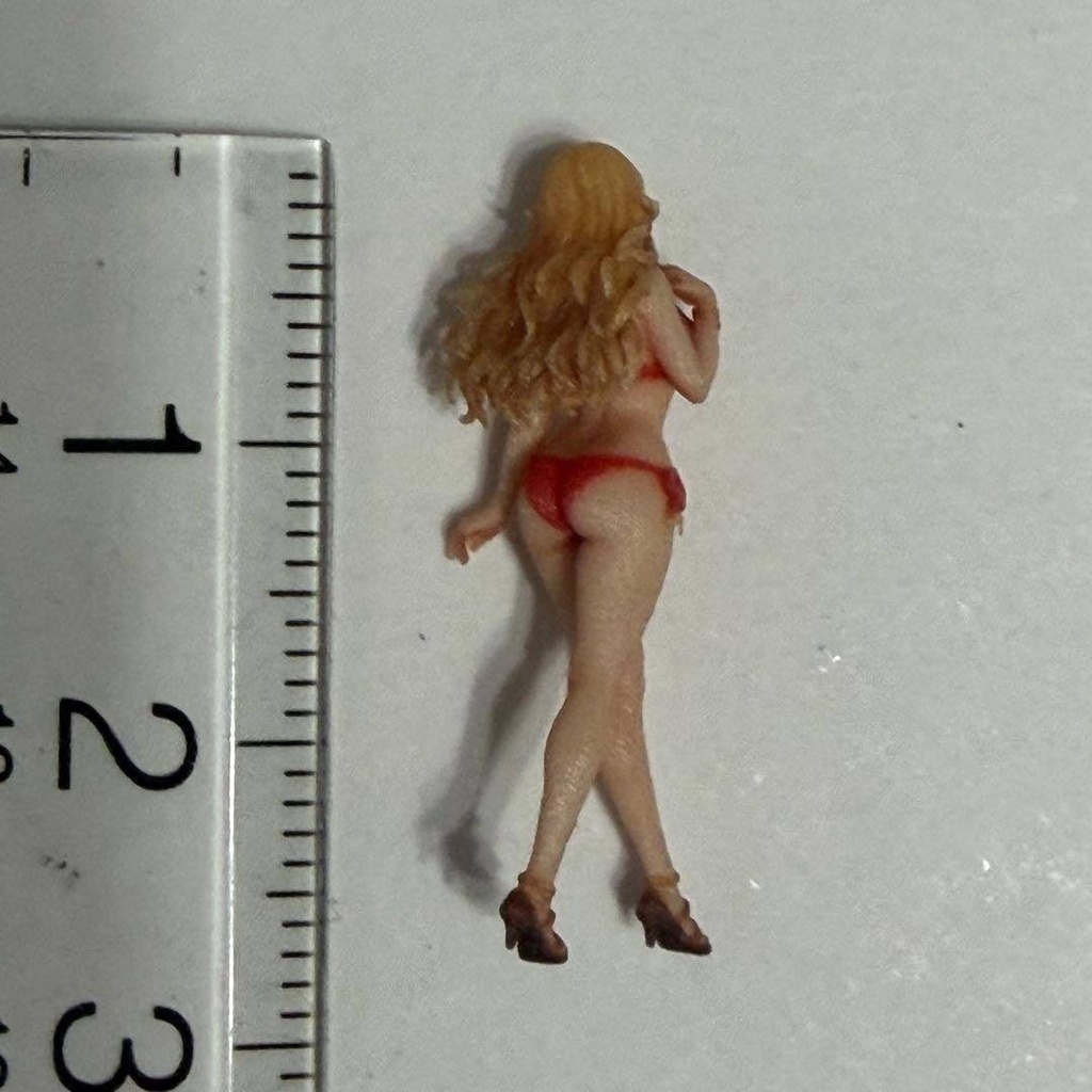 1/64 8004-01 フィギュア リアルフィギュア 完成品 ミニチュア ミニカー トミカに ミニチュアイメージ 3Dフィギュア 水着