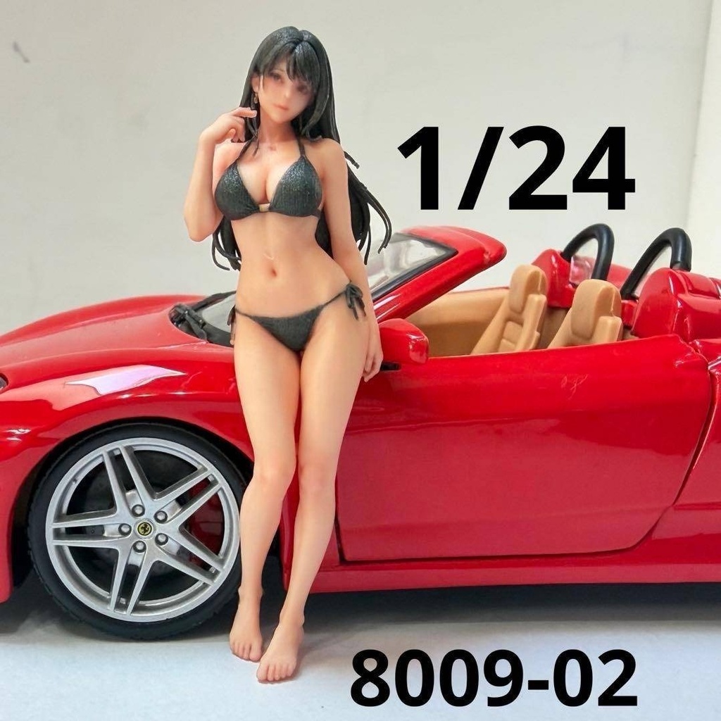 1/24 8009-02 フィギュア　完成品　ミニチュア　ミニカーに　ジオラマに　リアルフィギュア　ミニチュアイメージ　３Dフィギュア