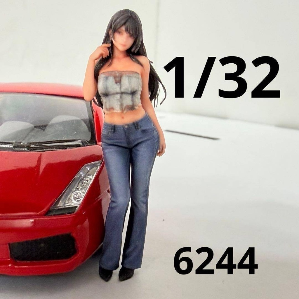 1/32 フィギュア 6244 完成品 ミニチュア ミニカーに ミニチュアイメージ　リアルフィギュア　