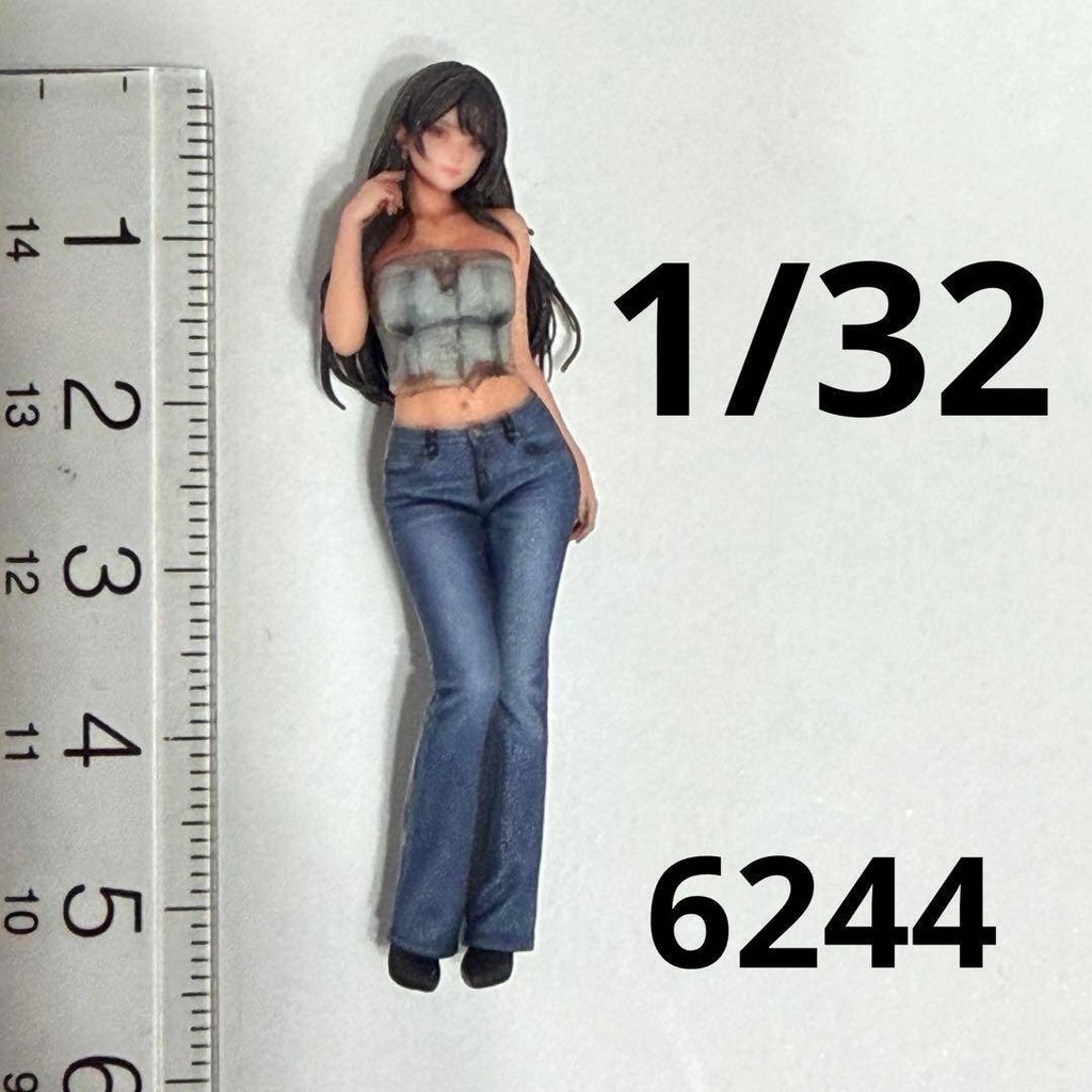1/32 フィギュア 6244 完成品 ミニチュア ミニカーに ミニチュアイメージ リアルフィギュア