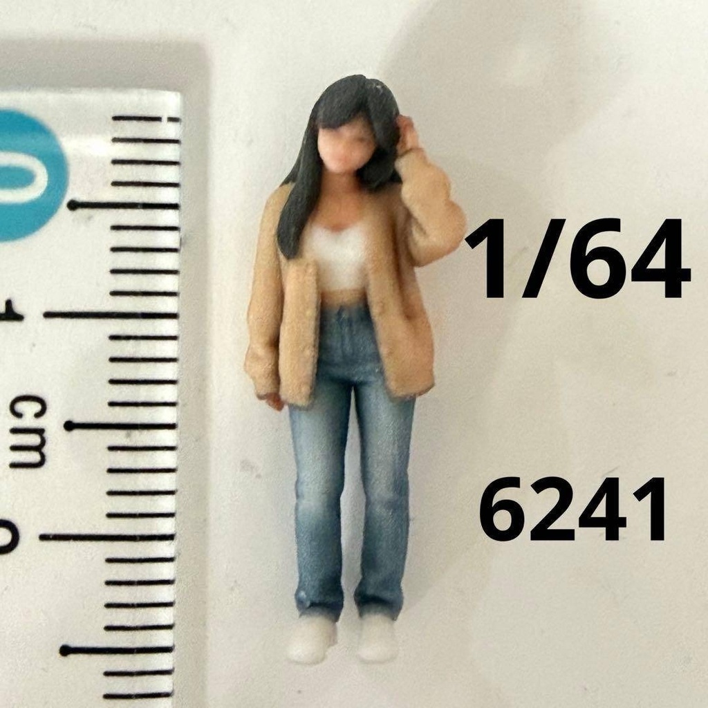 1/64 6241 フィギュア 完成品 ミニカーに トミカに ミニチュア ミニチュアイメージ リアルフィギュア ジオラマ