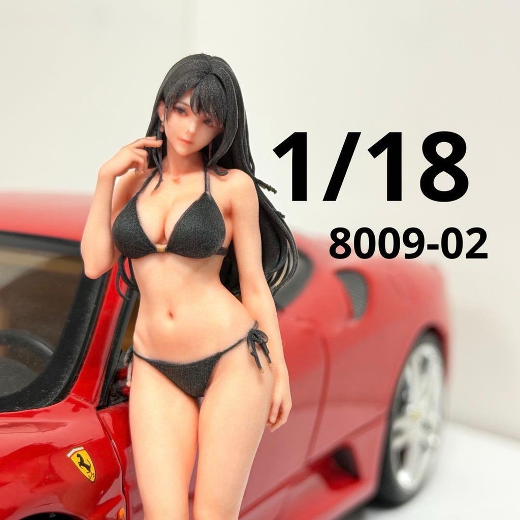1/18 8009-02 フィギュア 完成品 ミニカーに リアルフィギュア ミニチュアイメージ