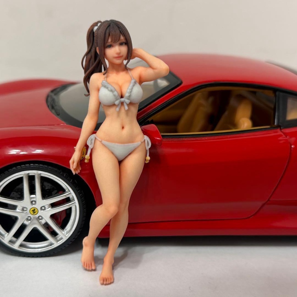 1/18 8001-04 フィギュア 水着 完成品 リアルフィギュア ミニチュアイメージ ミニカーに ドールハウスに ジオラマに 3Dフィギュア