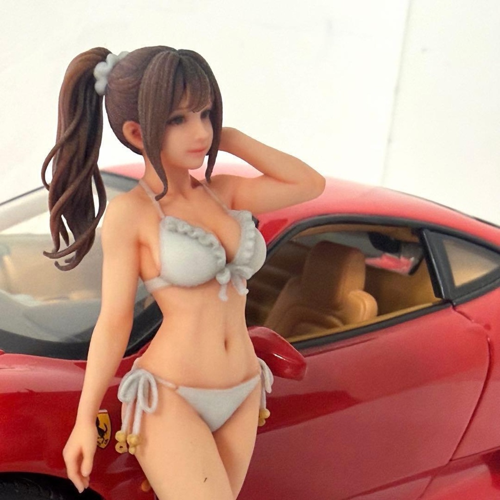 1/18 8001-04 フィギュア 水着 完成品 リアルフィギュア ミニチュアイメージ ミニカーに ドールハウスに ジオラマに 3Dフィギュア