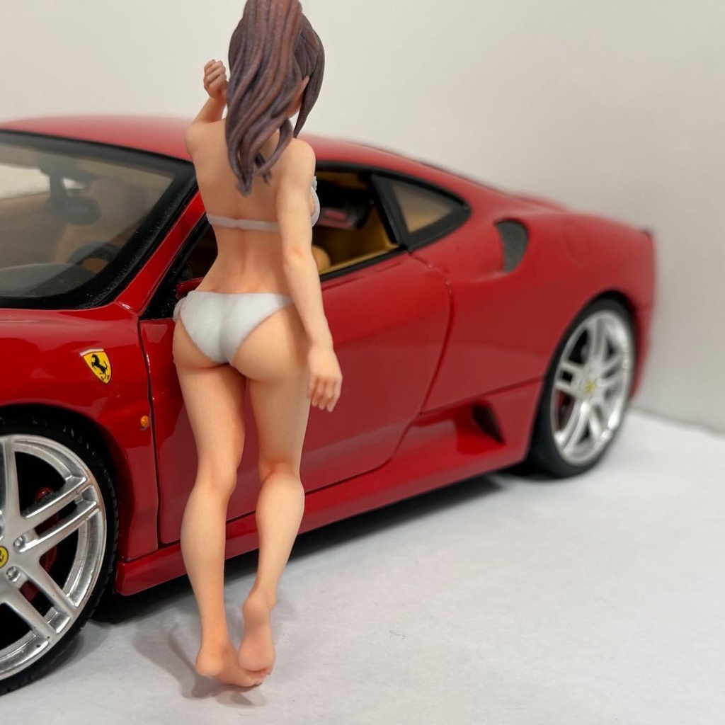 1/18 8001-04 フィギュア 水着 完成品 リアルフィギュア ミニチュアイメージ ミニカーに ドールハウスに ジオラマに 3Dフィギュア
