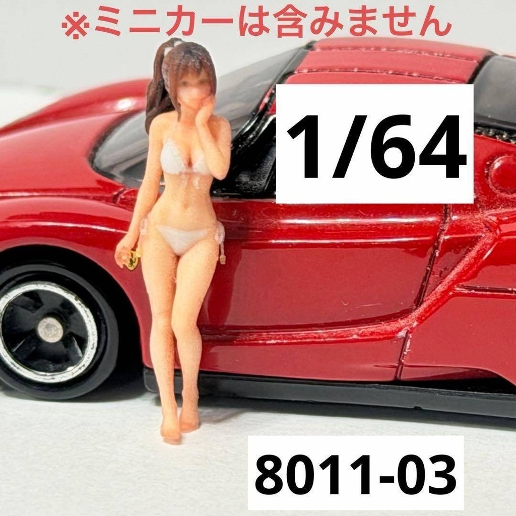 1/64 8011-03 フィギュア ミニカーに ジオラマ トミカに ミニチュア リアルフィギュア ミニチュアイメージ 3D