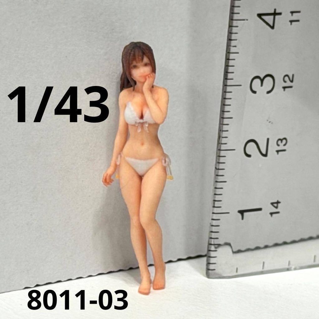 1/43 8011-03 フィギュア ミニカーに ミニチュア 1/64より大 ミニチュアイメージ リアルフィギュア