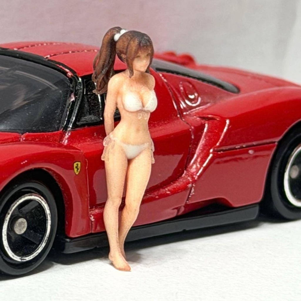 1/64 8011-02 フィギュア ミニカーに トミカに ミニチュア 完成品 ミニチュアイメージ リアルフィギュア ジオラマ