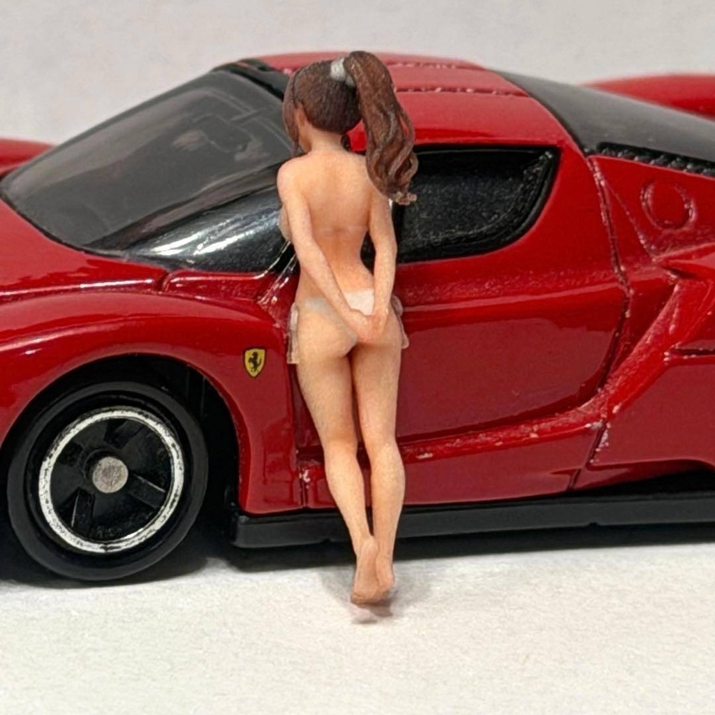 1/64 8011-02 フィギュア ミニカーに トミカに ミニチュア 完成品 ミニチュアイメージ リアルフィギュア ジオラマ