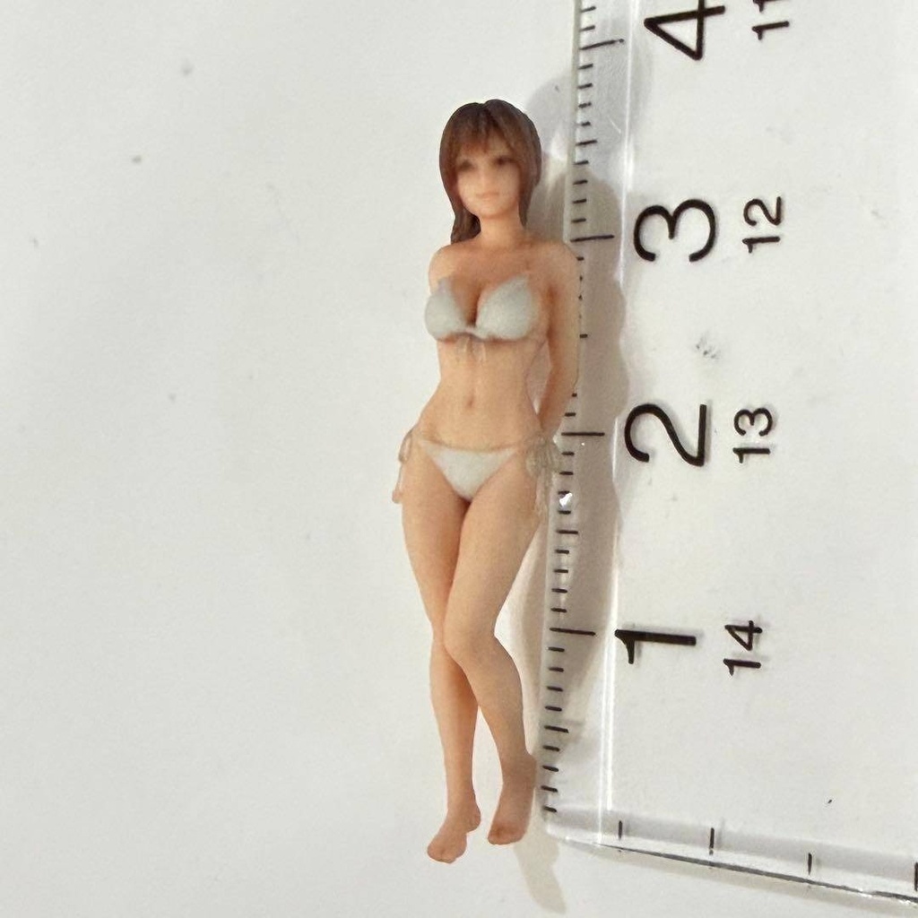 1/43 8011-02 フィギュア 水着 ミニカーに 1/64より大 ミニチュアイメージ リアルフィギュア 完成品