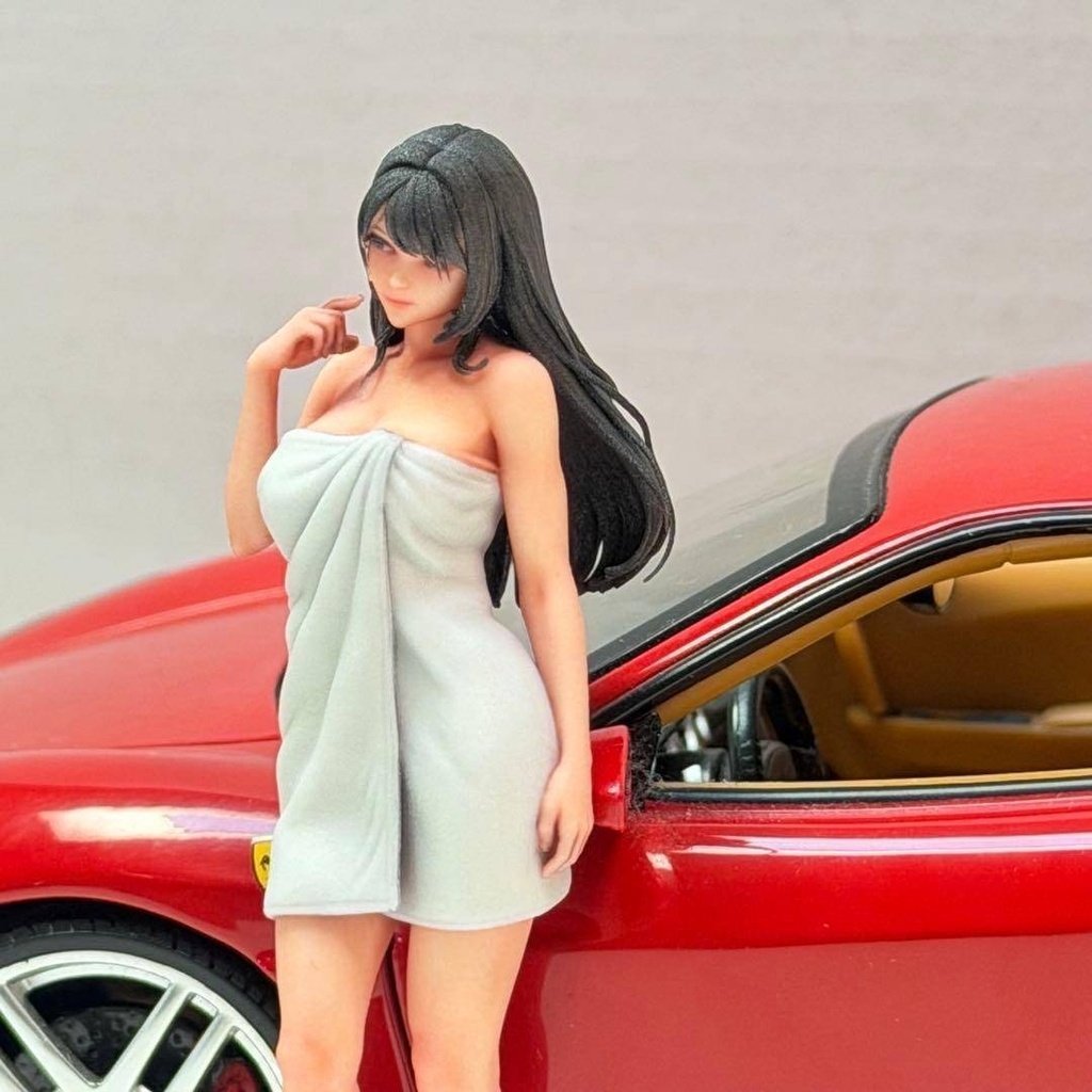 1/18 フィギュア バスタオル ミニチュア リアルフィギュア 完成品 リアルフィギュア ミニチュアイメージ 3Dフィギュア ミニカーに ドールハウスに