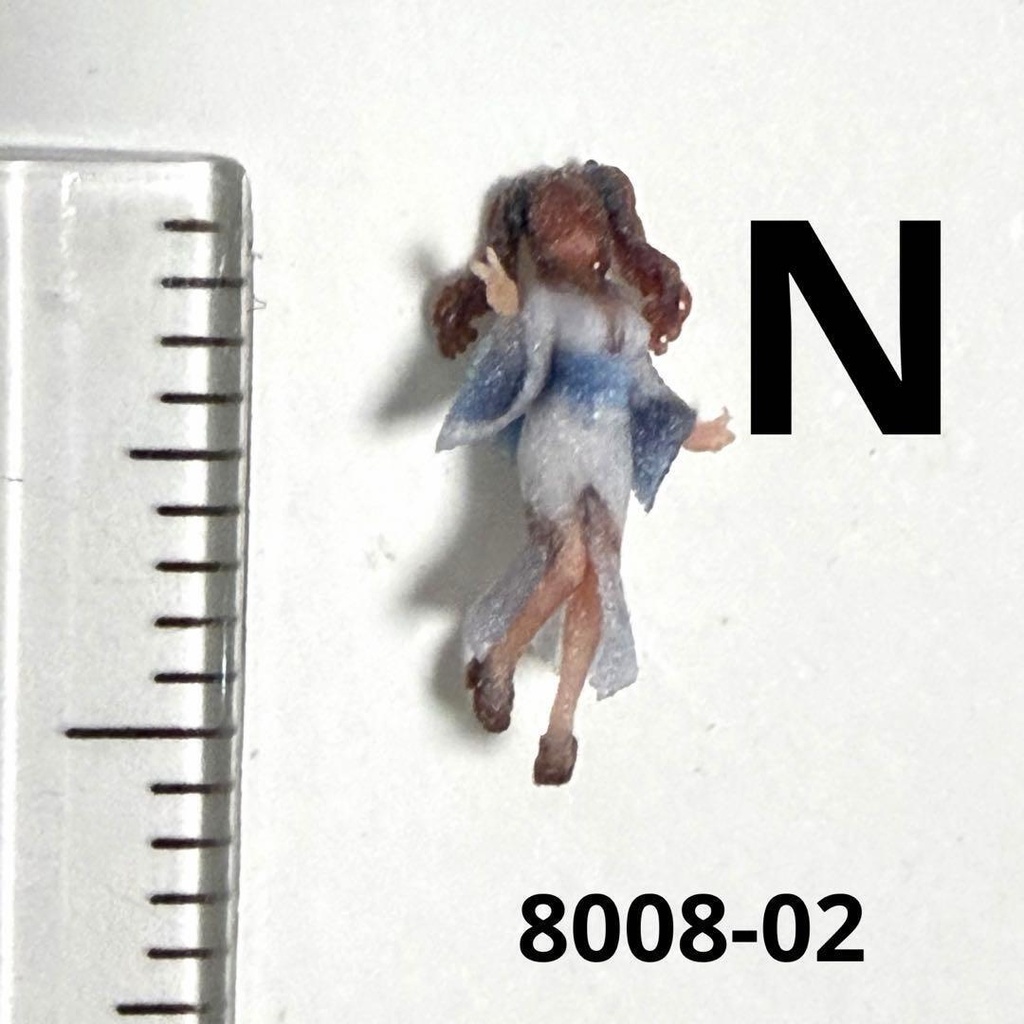 Nゲージ 8008-02 フィギュア 完成品 鉄道模型 リアルフィギュア ミニチュアイメージ ジオラマ