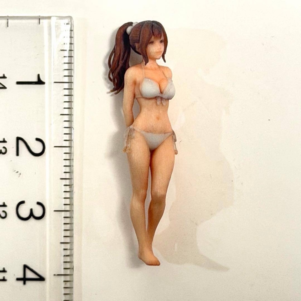 1/43 8011-02 フィギュア 水着 完成品 リアルフィギュア ミニチュアイメージ ミニカーに ジオラマに 3Dフィギュア