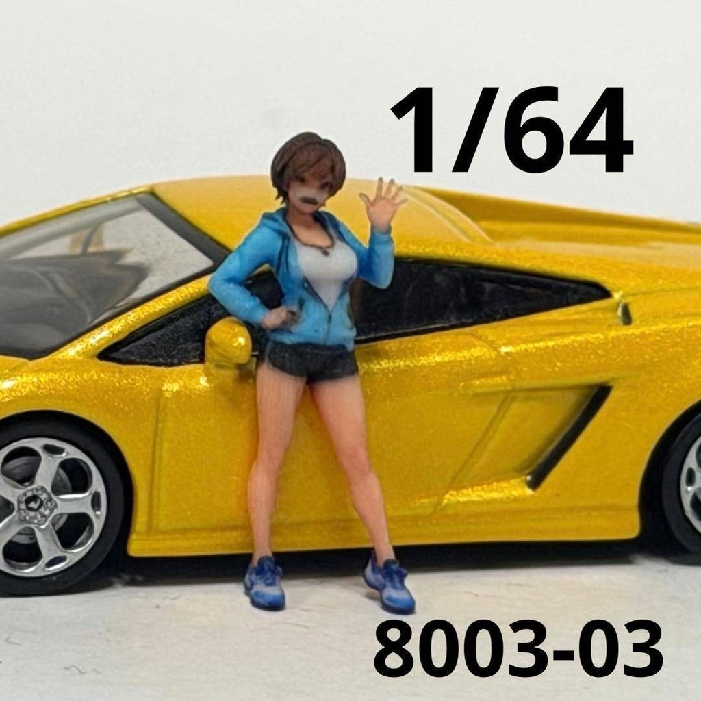 1/64 8003-03 フィギュア　完成品　リアルフィギュア　ミニチュアイメージ　ミニカーに　トミカに　