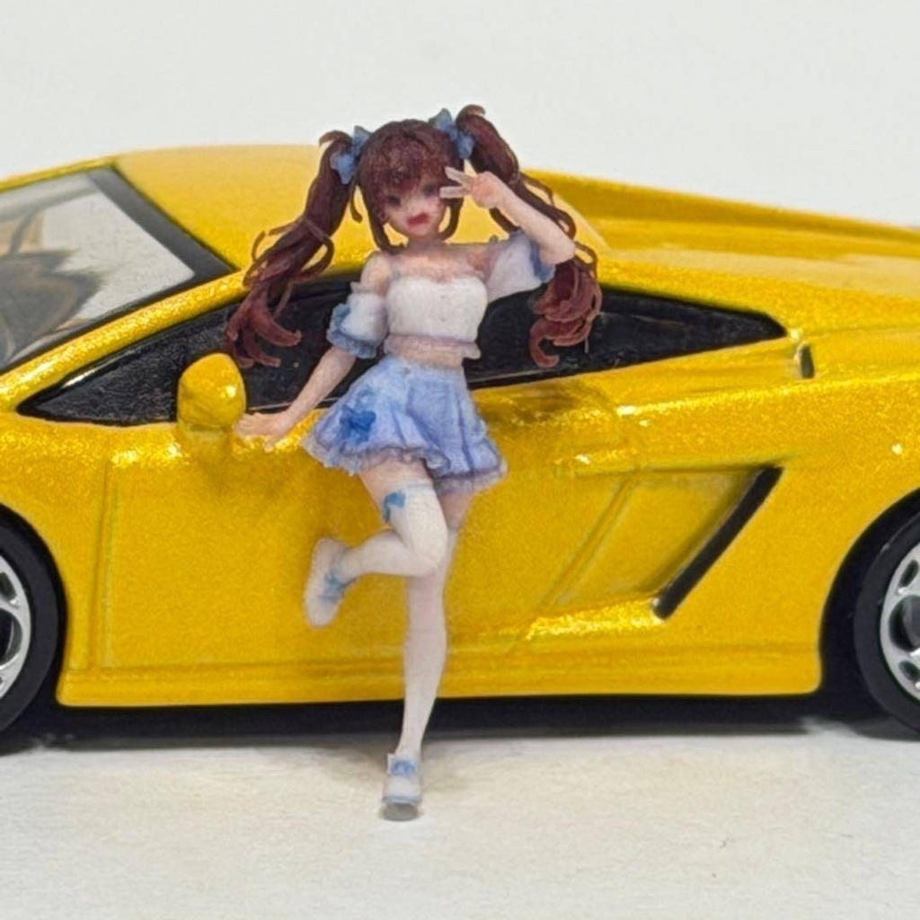 1/64 8008-03 フィギュア ミニカーに トミカに ミニチュア 完成品 ミニチュアイメージ リアルフィギュア