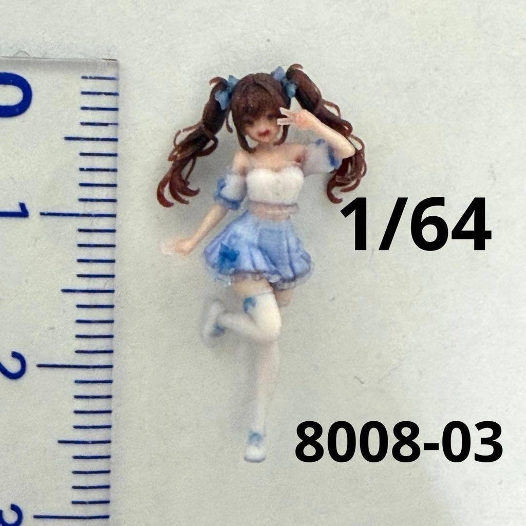 1/64 8008-03 フィギュア ミニカーに トミカに ミニチュア 完成品 ミニチュアイメージ リアルフィギュア