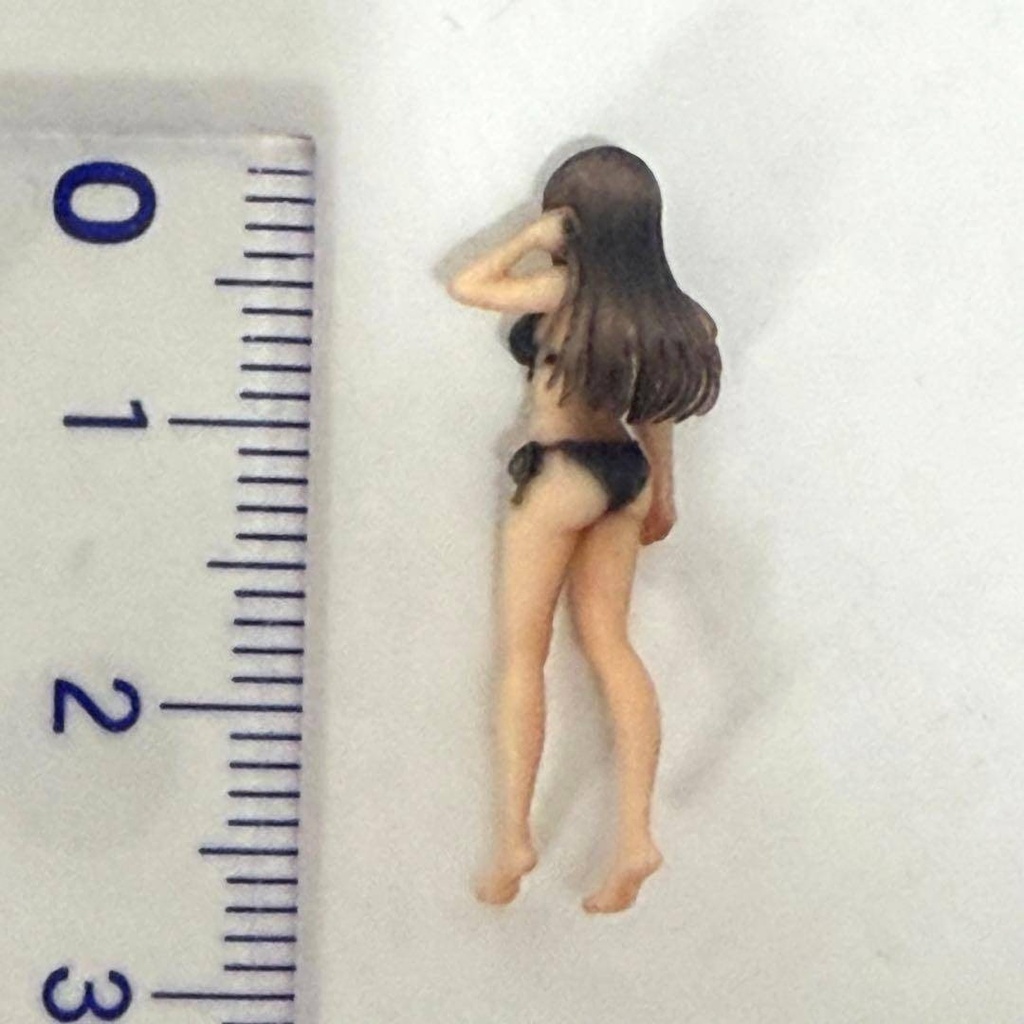 1/64 8010-01 フィギュア 水着 ミニカーに トミカに ミニチュア ミニチュアイメージ リアルフィギュア 完成品