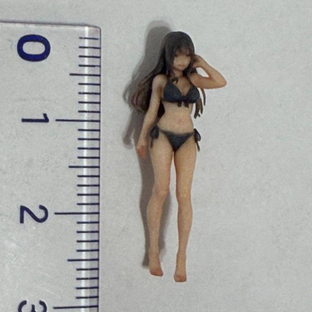 1/64 8010-01 フィギュア 水着 ミニカーに トミカに ミニチュア ミニチュアイメージ リアルフィギュア 完成品