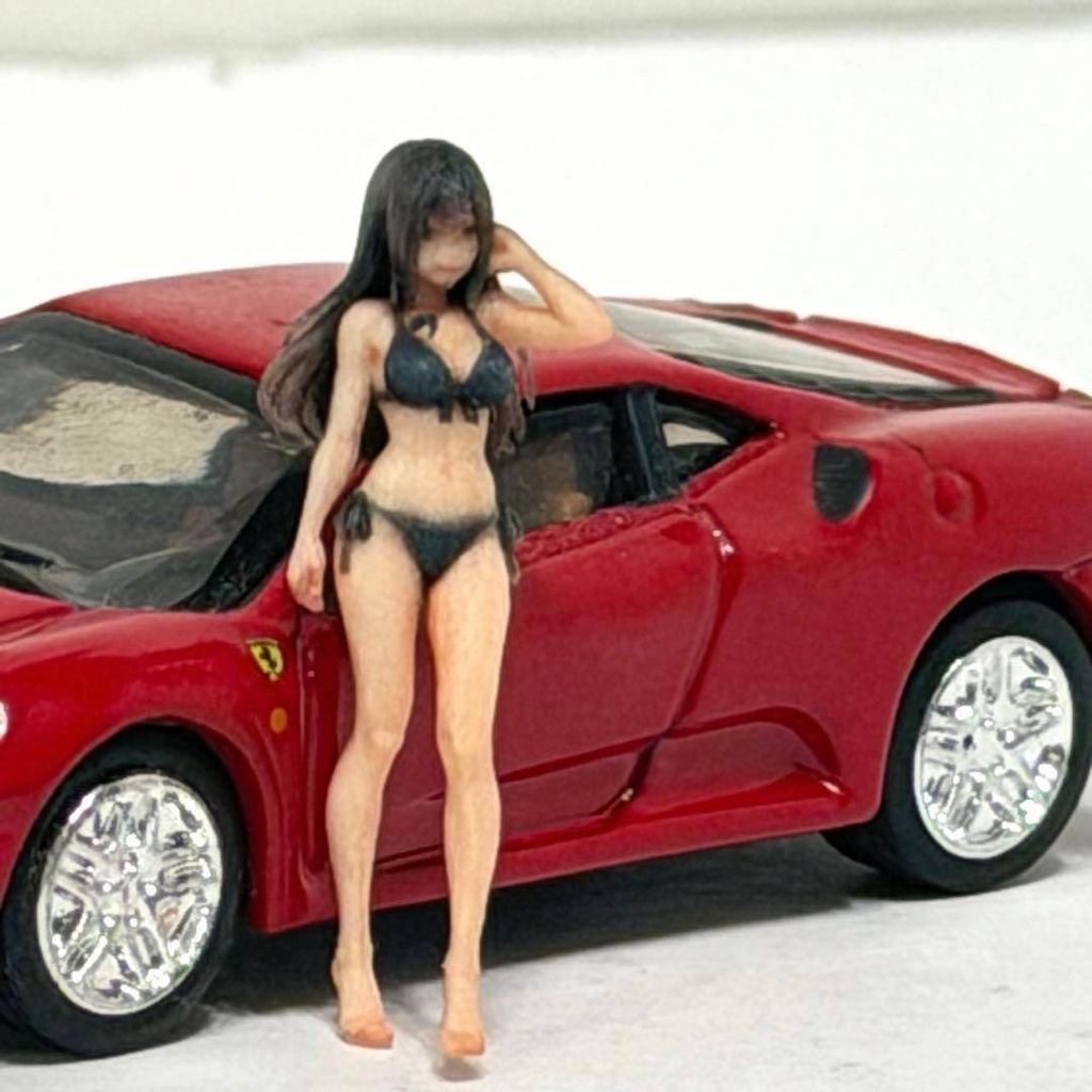 1/64 8010-01 フィギュア 水着 ミニカーに トミカに ミニチュア ミニチュアイメージ リアルフィギュア 完成品
