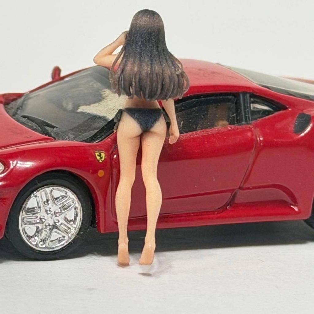 1/64 8010-01 フィギュア 水着 ミニカーに トミカに ミニチュア ミニチュアイメージ リアルフィギュア 完成品