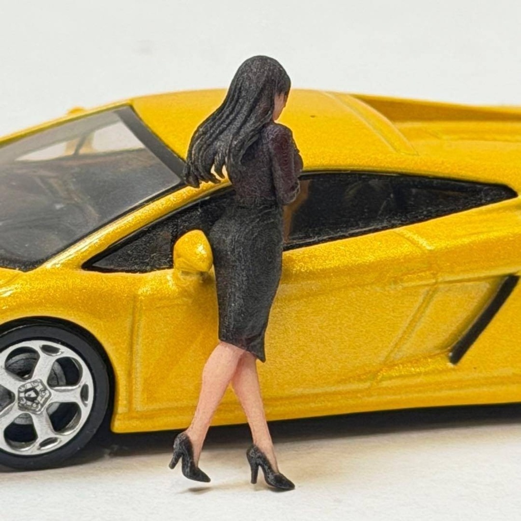 1/64 8007-03 フィギュア ミニカーに トミカに ミニチュア 完成品
