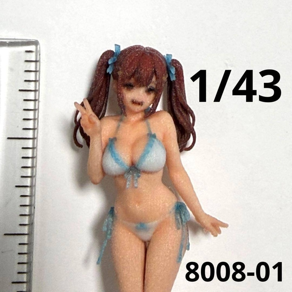 1/43 8008-01 フィギュア リアルフィギュア 完成品 3Dフィギュア ミニチュアイメージ ミニカーに ジオラマに