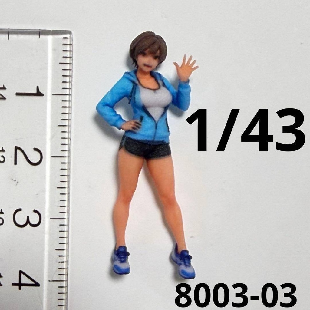 1/43 8003-03 フィギュア　リアルフィギュア　完成品　ミニチュア　ミニカーに　ジオラマに　ミニチュアイメージ