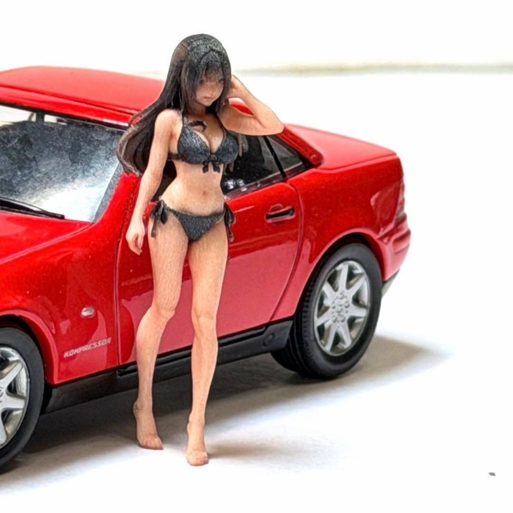 1/43 フィギュア 8010-01 ミニチュア ミニカーに 1/64より大 ミニチュアイメージ リアルフィギュア